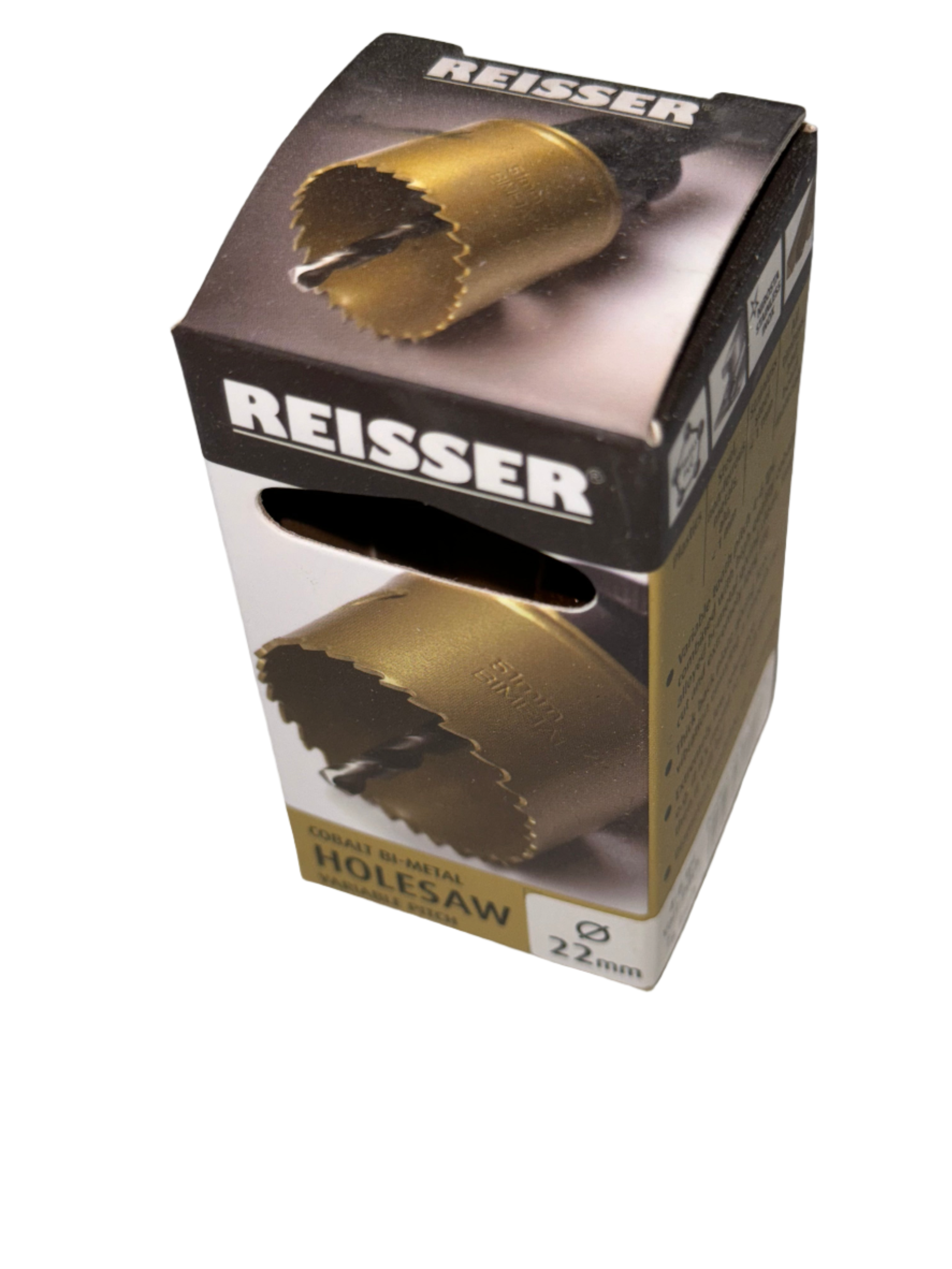 22mm REISSER COBALT Bi-METAL HOLESAW (BOXED)