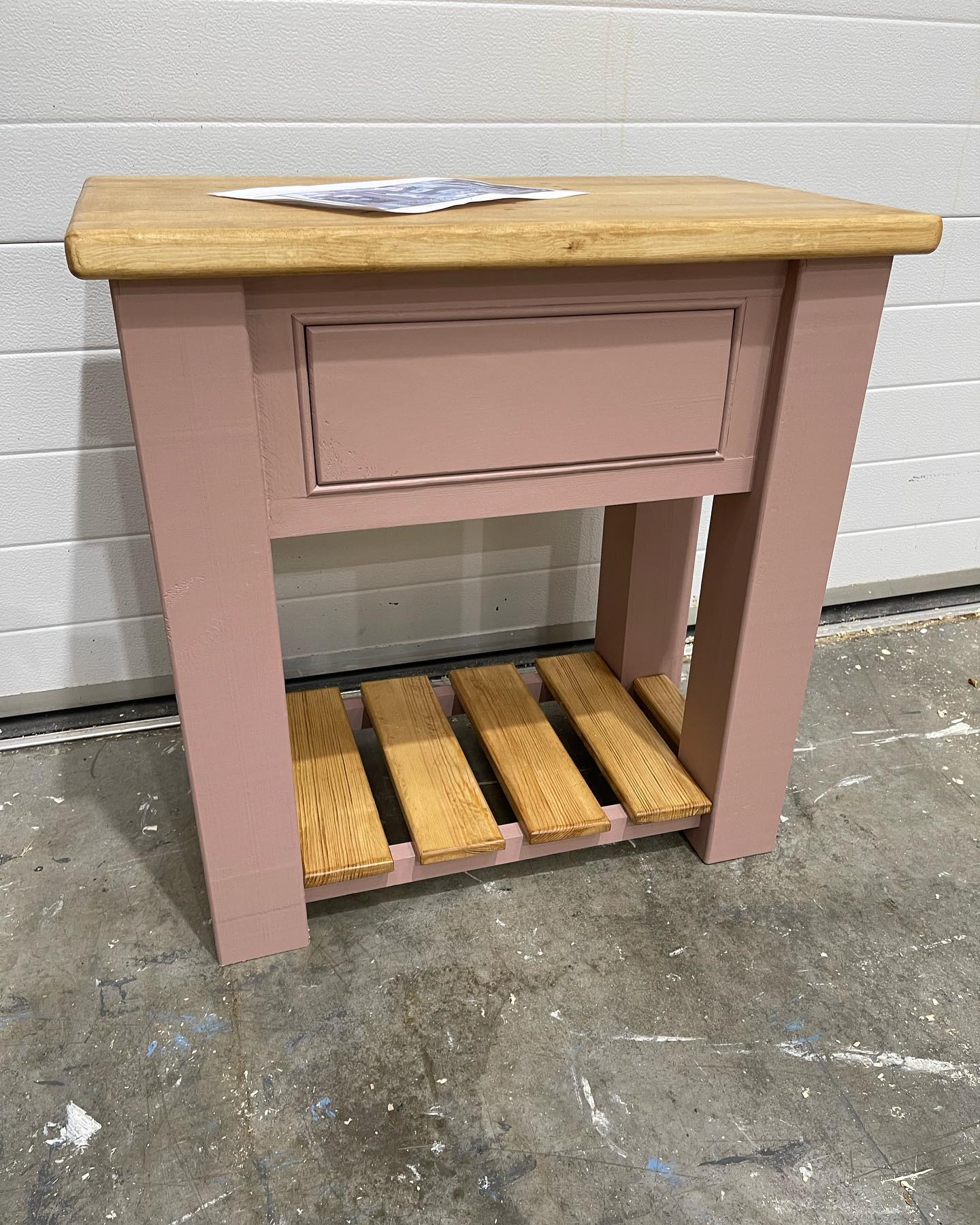 Custom-Made Wood Bathroom Sink Units