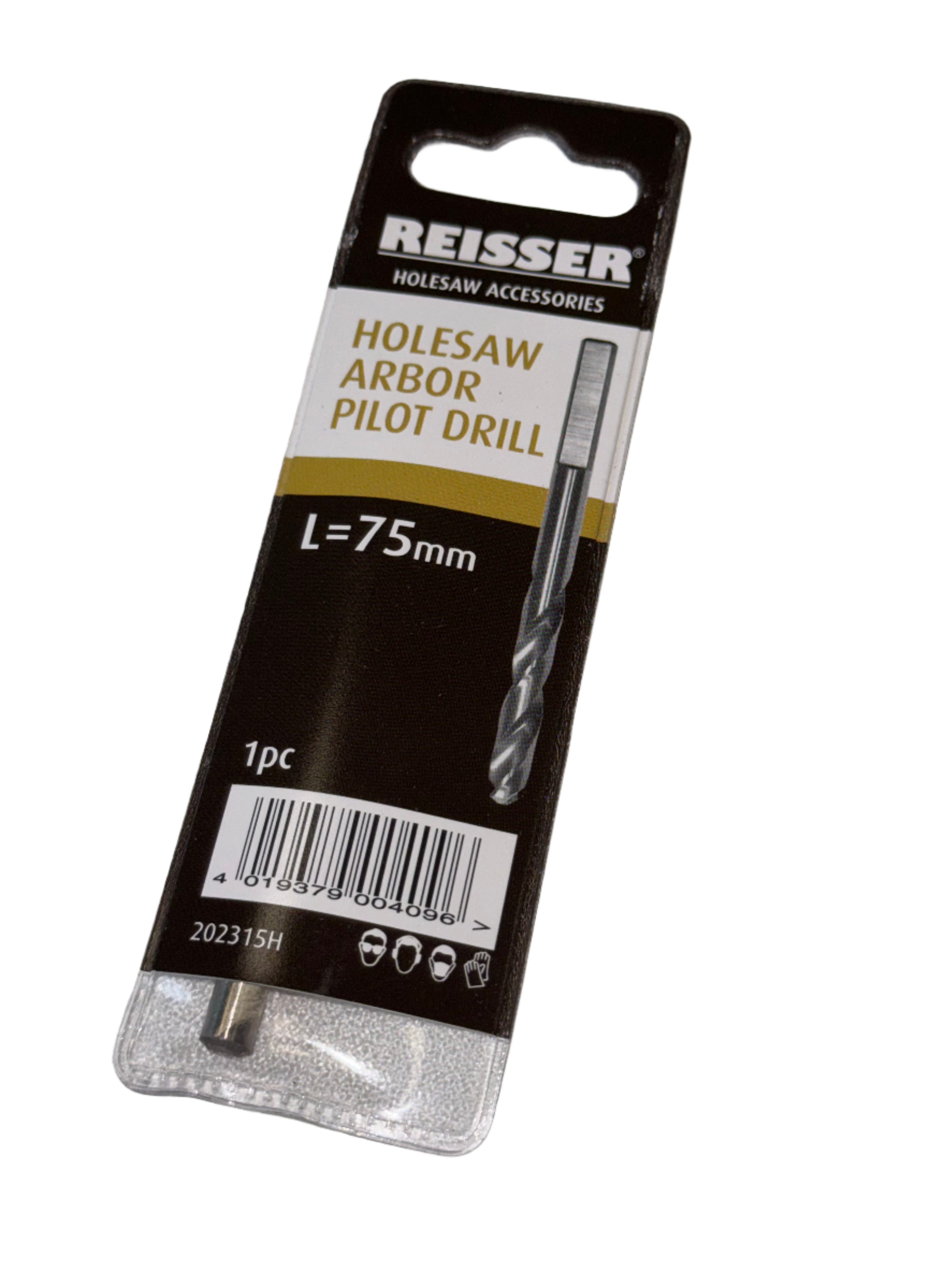 REISSER STD. HOLESAW PILOT DRILL 75mm (Wallet 1pc.)