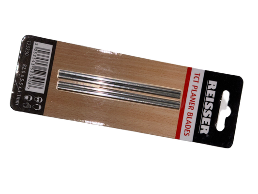 REISSER TCT PLANER BLADES 82mm (Card of 2)