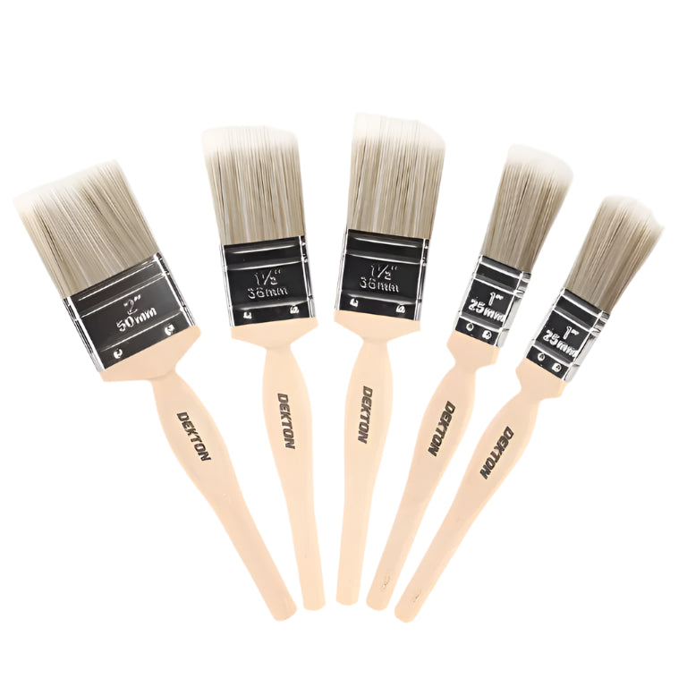 DEKTON 5PC PROFESSIONAL GRADE PAINTBRUSH SET