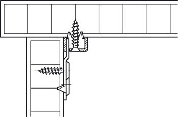 Bed assembly brackets (Set of 4)