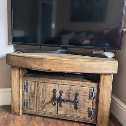 Cathcart Solid Wood Rustic TV unit.