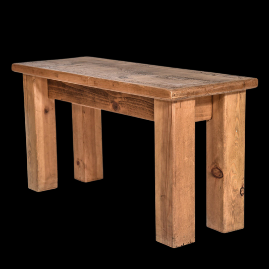 Onslow Rustic Plank dining bench.