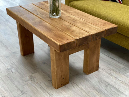 Chunky Solid wood Rustic Magnum Beam Coffee Table